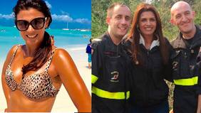 Ivette Vergara sex symbol de los voluntarios internacionales que llegaron a combatir incendios