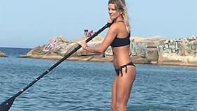 Sensible momento: Cata Edwards se quebró en pantalla