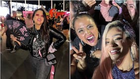¡Pamela Leiva cumplió su sueño! Karol G leyó su cartel y se sacaron una selfie en medio de ovación del público