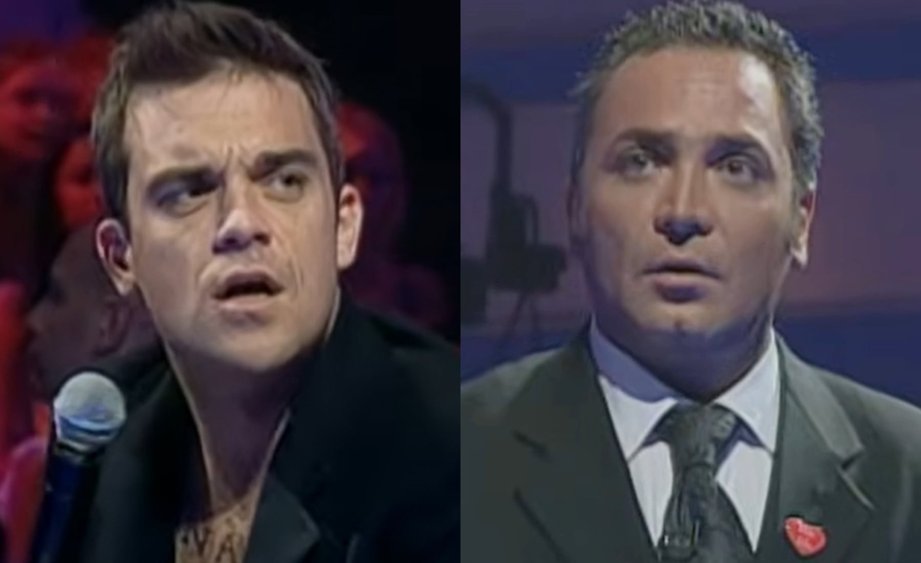 “No pude descifrar si el conductor (Lucho Jara) estaba teniendo una crisis nerviosa o si era una broma”, recuerda Robbie Williams