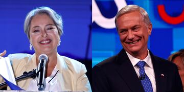 Jeannette Jara y José Antonio Kast