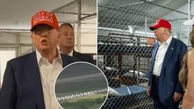 Con una burla Trump inauguró la “Alligator Alcatraz”: insólita cárcel para inmigrantes rodeada de caimanes y serpientes