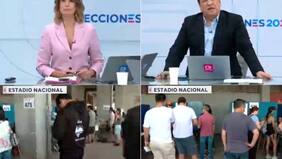 JC Rodríguez perdió la paciencia y estalló por llamativo episodio en centro de votación en Puente Alto: Maca Pizarro lo frenó