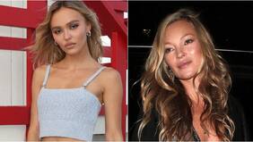 ¡Calcadas! Lily-Rose, la hija de Johnny Depp, recreó sensual foto en topless de la ex de su papá