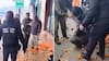 Terminaron a golpes y todo en el suelo: Polémica por operativo contra comerciante que vendía fruta en la calle