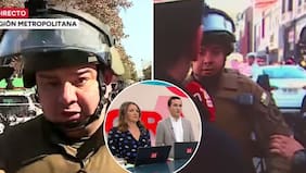 “¡Estás con hálito alcohólico!“: Fuerte altercado entre carabinero y equipo de TVN descolocó a todos en pleno noticiero