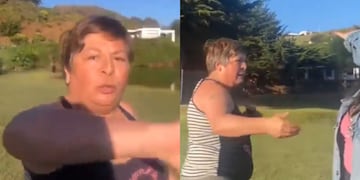 Mujer niega acceso al lago Budi