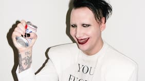 Un hinchado Marilyn Manson fue paparazzeado con Lindsay Usich en medio de fuertes acusaciones sexuales