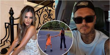 China Suárez y Mauro Icardi vía Instagram