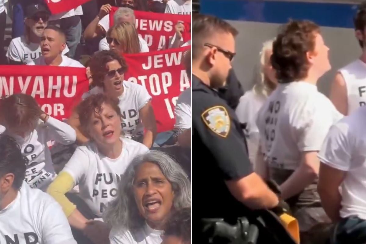 Detienen a legendaria actriz de cine durante protesta contra Israel en Nueva York: imágenes dieron la vuelta al mundo