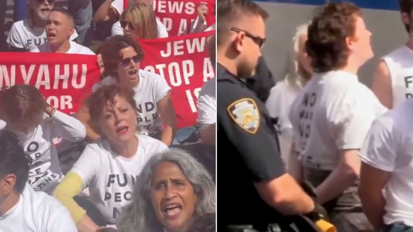 Detienen a legendaria actriz de cine durante protesta contra Israel en Nueva York: imágenes dieron la vuelta al mundo