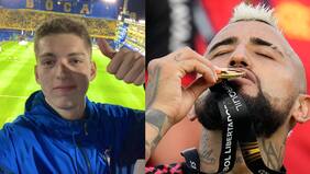 En las buenas y en las malas: streamer argentino le prestó ropa a Vidal tras la derrota del Flamengo