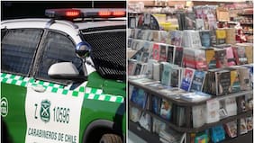Insólito robo en Los Andes: detienen a “mechero ilustrado” que intentó sustraer casi $700 mil en libros