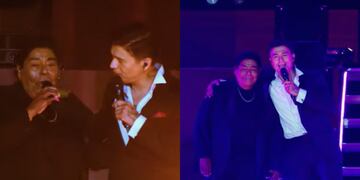 Américo y su papa, captura de pantalla.