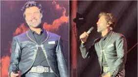 El impasse de Alejandro Fernández por sus ajustados pantalones de cuerina: “¿De qué manera te olvido?”