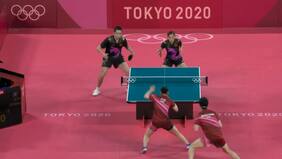 De infarto: revive la peleada final del tenis de mesa mixto en los Juegos Olímpicos