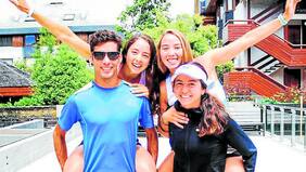 Hermanos Salazar son "Los 4 Fantásticos" en Pucón