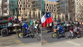 “Gravísimo”: carretonero atropella a ciclistas por el Apruebo cerca de Plaza Italia