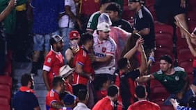 Compa, que le parece ese cornete: hinchas chilenos y mexicanos protagonizaron altercados en amistoso