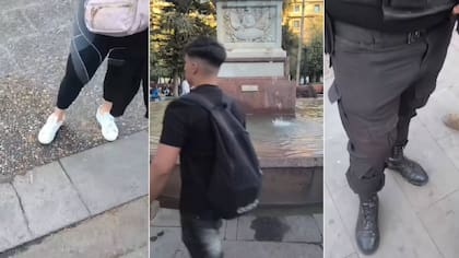 “Me echaron”: conocido tiktoker fue expulsado por extranjeros en Plaza de Armas y respuesta de guardia genera repudio