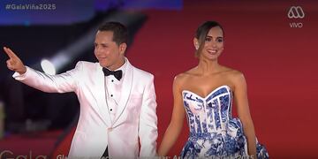 Fran Virgilio junto a Karol Lucero