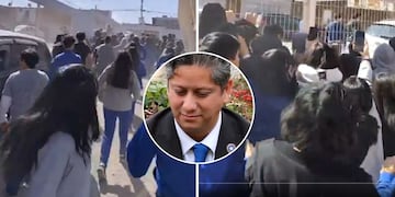 El exconstituyente fue sacado a piedrazos desde el colegio.