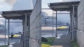 Quedó registrado: la explosión en planta de Colún en La Unión
