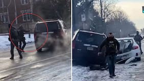 Imágenes fuertes: Graban a agente ICE matando a tiros a conductora estadounidense en medio de protestas