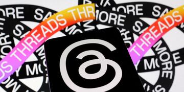 FILE PHOTO: Illustration shows Meta's Threads app logo