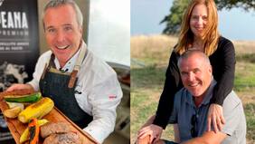 "Con mi señora cumplimos ahora 25 años de matrimonio. Y la conocí por casualidad. La veo y digo 'uy, de dónde salió este angelito...'", relata el chef Rodrigo Barañao