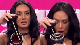 Dejó todo mojado: Pamela Díaz pasó chascarro en plena transmisión