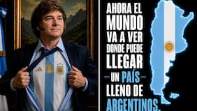 Los controvertidos mensajes de Javier Milei en defensa de Argentina: “Nos tienen celos”