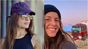 Cómo es la vida de la joven camionera que la rompe en TikTok: aprendió a manejar a los 12 años