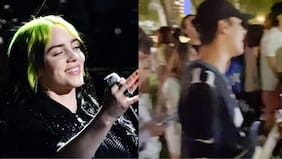 Fanáticos chilenos de Billie Eilish fueron a cantarle al mismísimo hotel