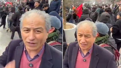 “En el mismo registro se ve”: gobierno reacciona a video de Mario Aguilar en marcha y apunta a detalle que lo desmentiría