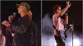 “¡Chúp…!”: el particular momento que se vivió durante la presentación de Blink-182 en Lollapalooza 2024