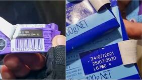 Llevaban dos años vencidos: descubren productos con etiquetas falsas comercializados por vendedores ambulantes en el Metro