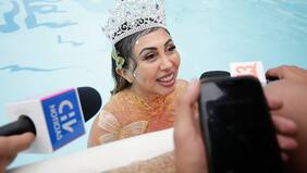 "Me dio tanta risa la cabezona. Dice que tiene un problema a la nariz, no puede respirar. La operaron mal", expresa Pamela Díaz por piscinazo de Naya Fácil