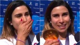 “Se lo prometí, papi, y aquí está”: las emotivas palabras de Francisca Crovetto tras ganar la medalla de oro en París 2024