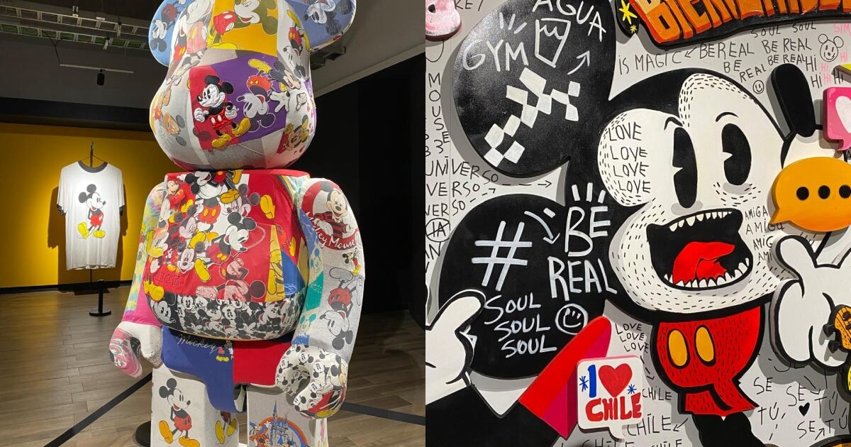 Exposición de Mickey Mouse llegó a Chile: Obras de artista nacional ...