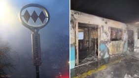 Así de arruinados quedaron los vagones tras incendio en el Metro