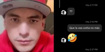 Colombiano acosador.