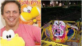 No duró ni un día: argentinos vandalizan estatua de Gaturro y las redes celebran