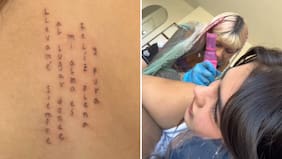Reconocida influencer chilena genera ola de comentarios tras mostrar su tatuaje con faltas ortográficas: “No puedo ser perfecta”