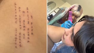Reconocida influencer chilena genera ola de comentarios tras mostrar su tatuaje con faltas ortográficas: “No puedo ser perfecta”