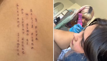 Reconocida influencer chilena genera ola de comentarios tras mostrar su tatuaje con faltas ortográficas: “No puedo ser perfecta”
