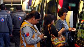Comienzan fiscalizaciones de equipaje de pasajeros en buses interurbanos