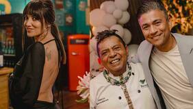 "Están saliendo": la noche de Yamila Reyna y Américo en el aniversario del restaurante Barandiarán