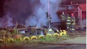 Parroquia de Nueva Imperial se quema por completo tras incendio