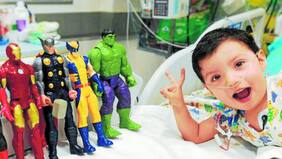 Rostros se la juegan por Ivancito, el pequeño superhéroe